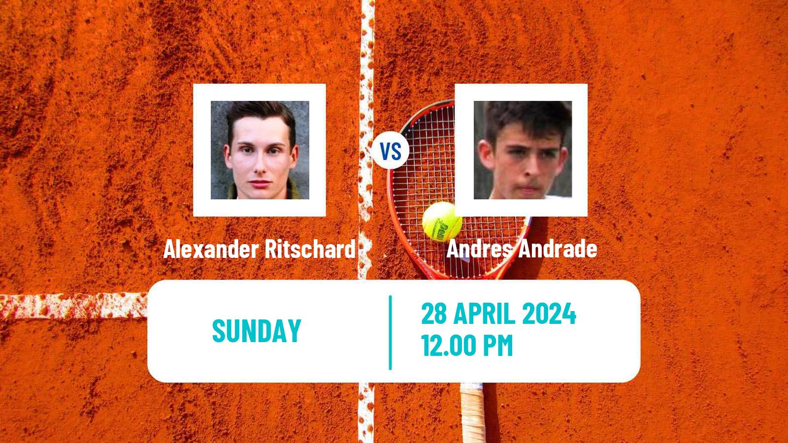 Tennis Savannah Challenger Men Alexander Ritschard - Andres Andrade