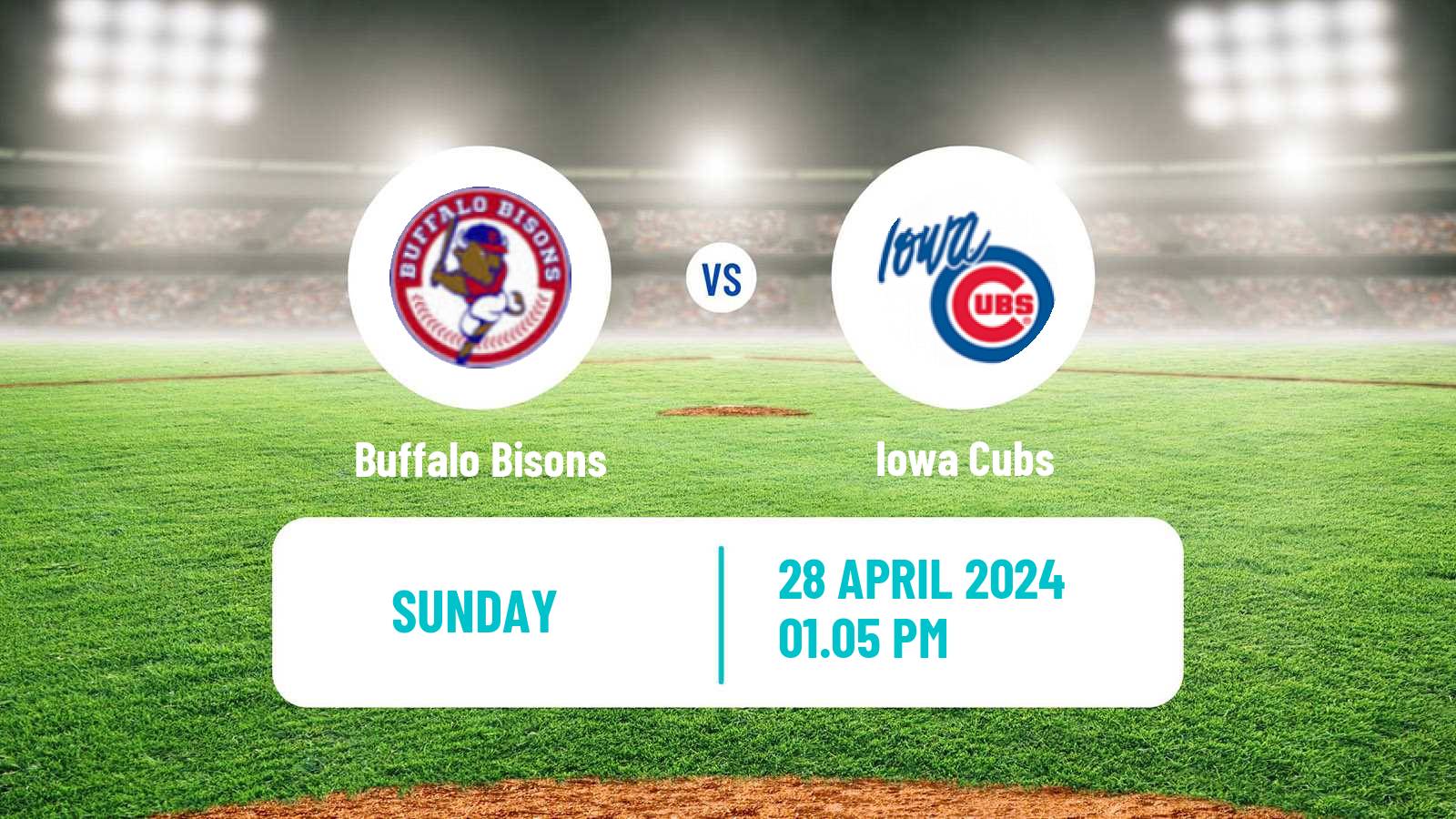 Baseball IL Buffalo Bisons - Iowa Cubs