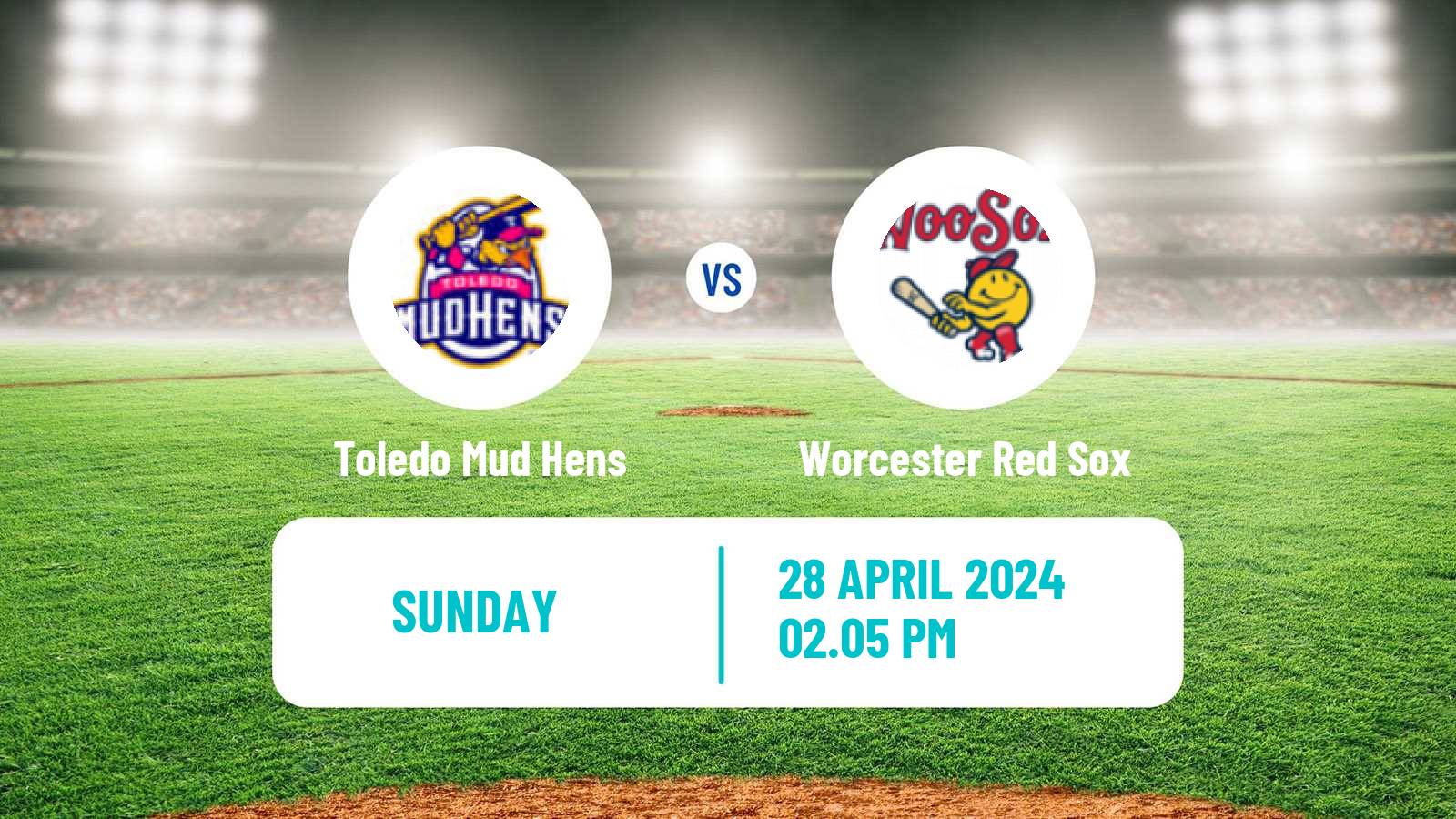 Baseball IL Toledo Mud Hens - Worcester Red Sox