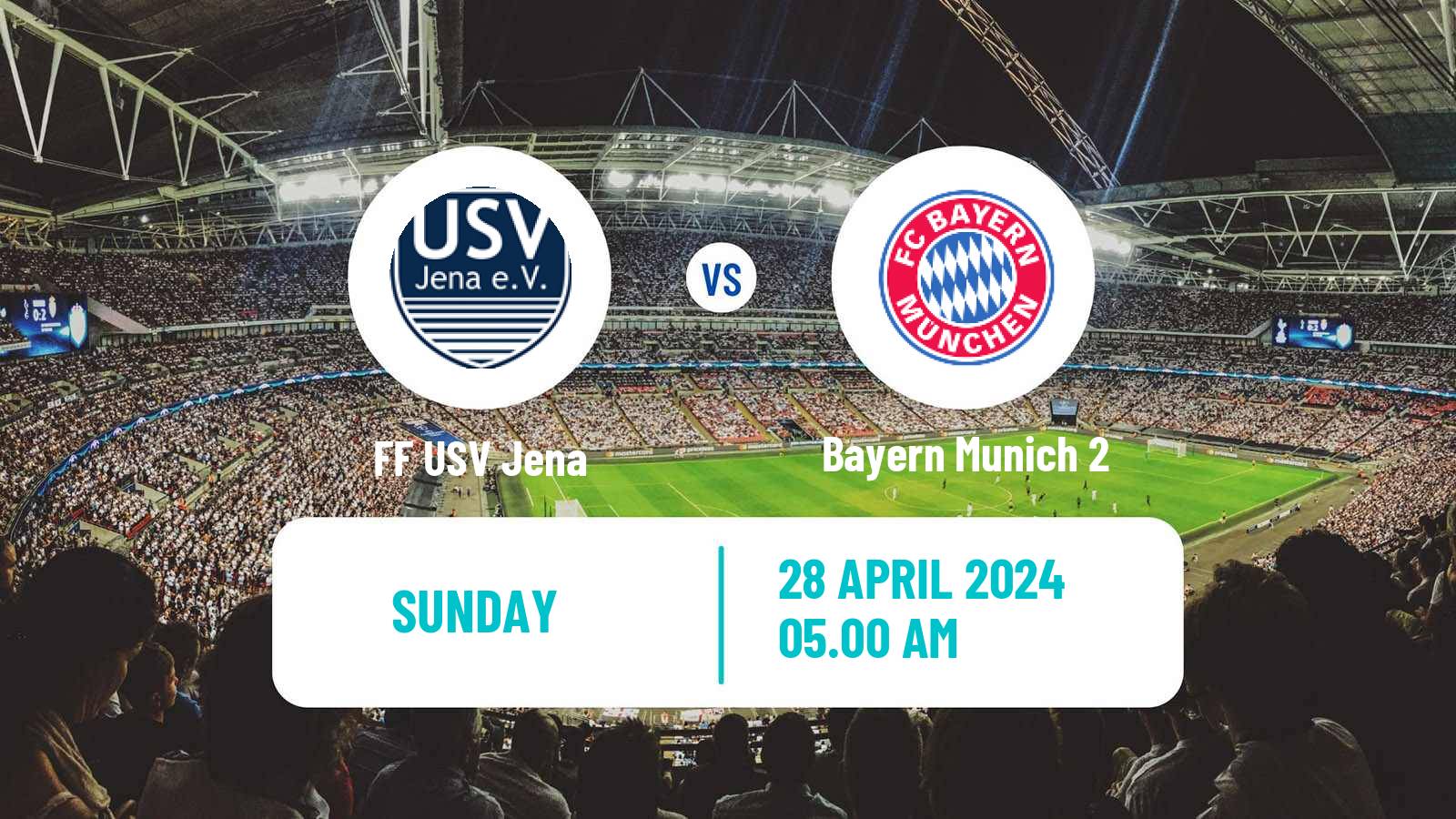 Soccer German 2 Bundesliga Women FF USV Jena - Bayern Munich 2