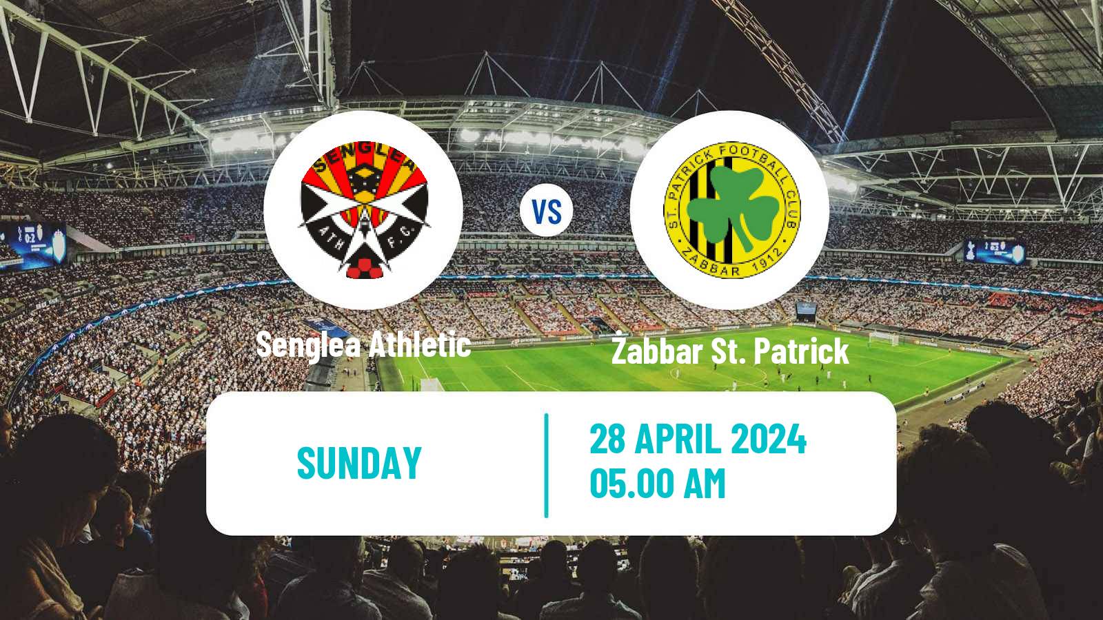 Soccer Maltese Challenge League Senglea Athletic - Żabbar St. Patrick