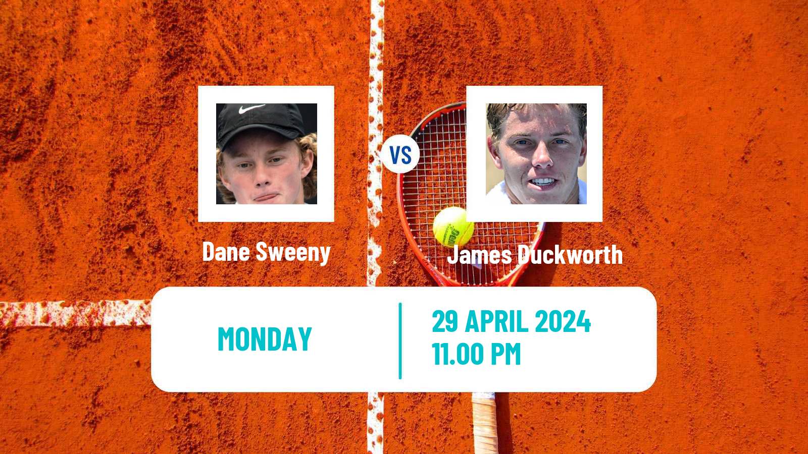 Tennis Guangzhou Challenger Men Dane Sweeny - James Duckworth