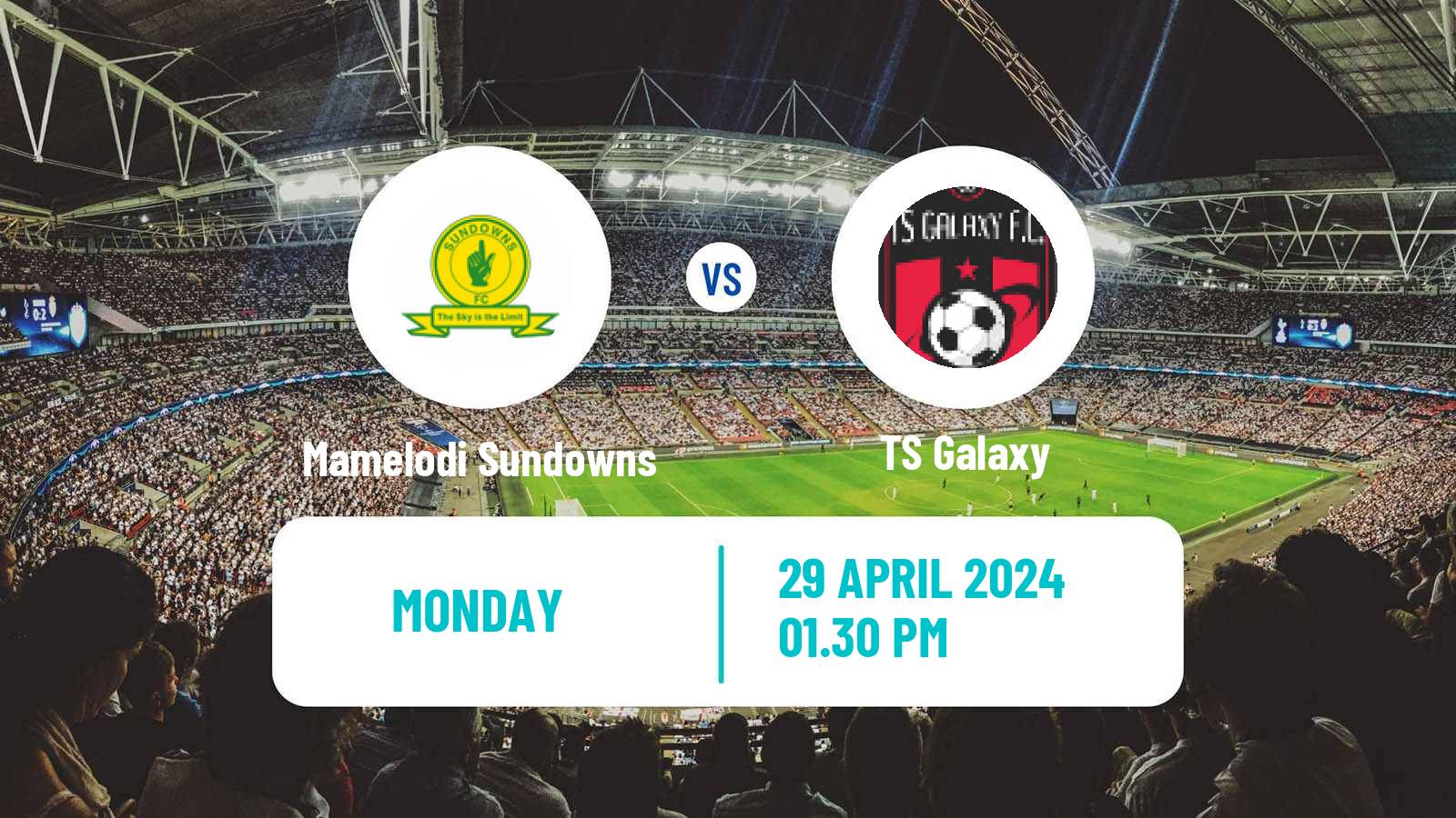 Soccer South African Premier Soccer League Mamelodi Sundowns - TS Galaxy