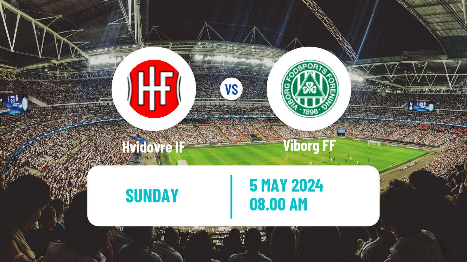 Soccer Danish Superliga Hvidovre - Viborg