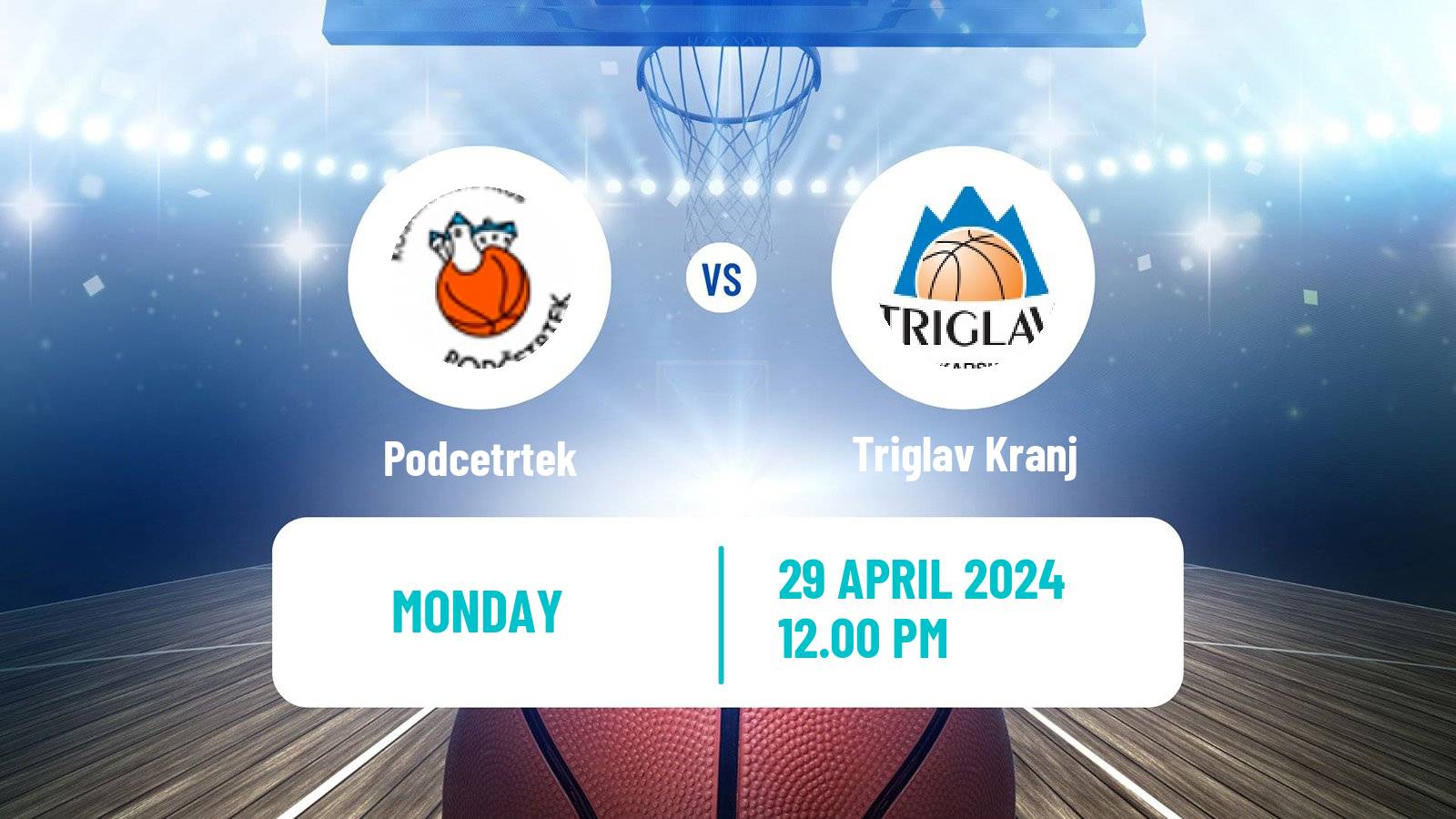 Basketball Slovenian Liga Basketball Podcetrtek - Triglav Kranj