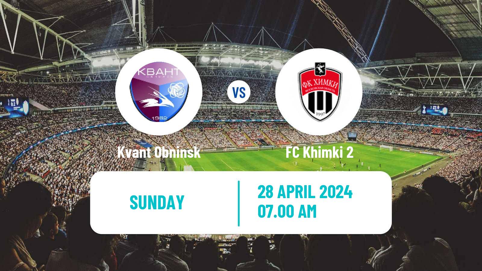 Soccer FNL 2 Division B Group 3 Kvant Obninsk - Khimki 2