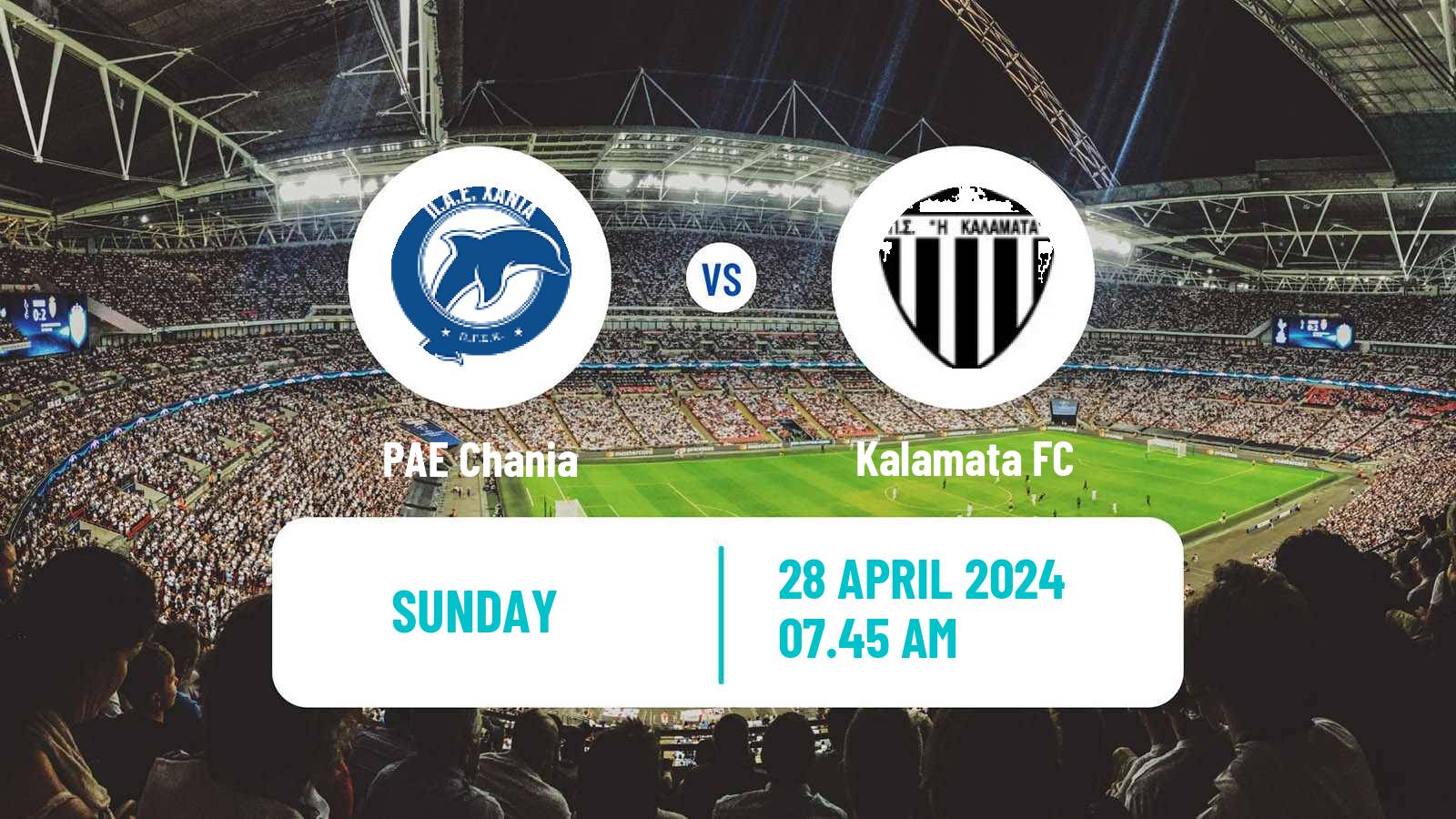 Soccer Greek Super League 2 PAE Chania - Kalamata