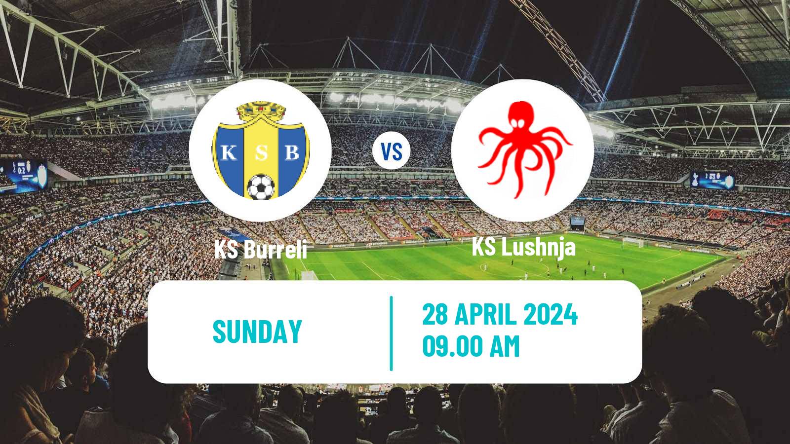 Soccer Albanian First Division Burreli - Lushnja