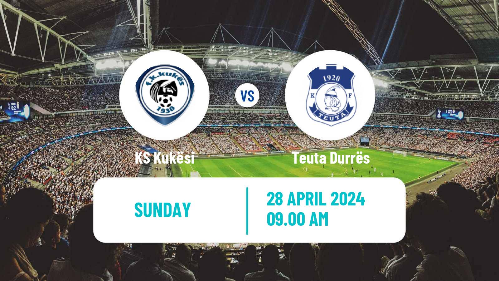 Soccer Albanian Super League Kukësi - Teuta Durrës