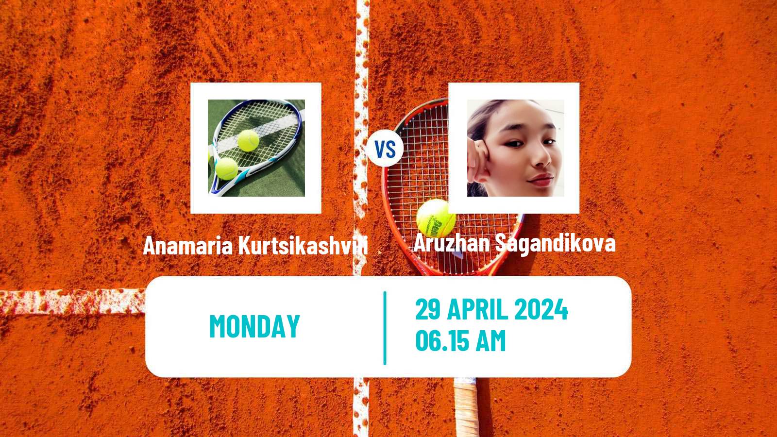 Tennis ITF W50 Lopota 2 Women Anamaria Kurtsikashvili - Aruzhan Sagandikova