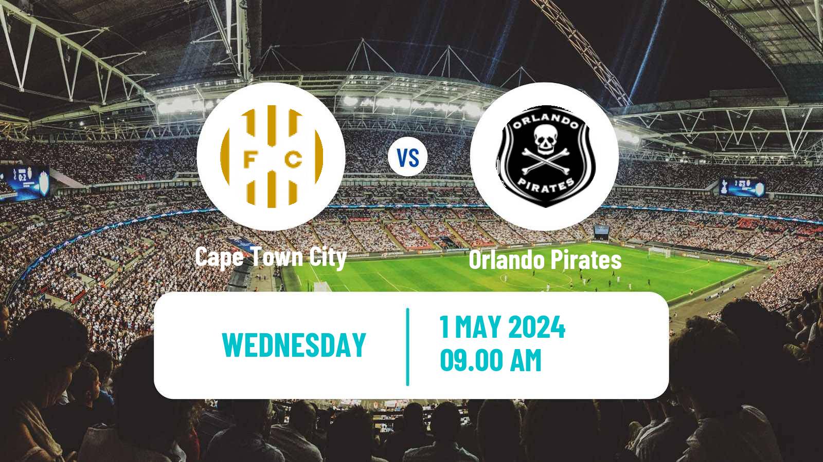 Soccer South African Premier Soccer League Cape Town City - Orlando Pirates