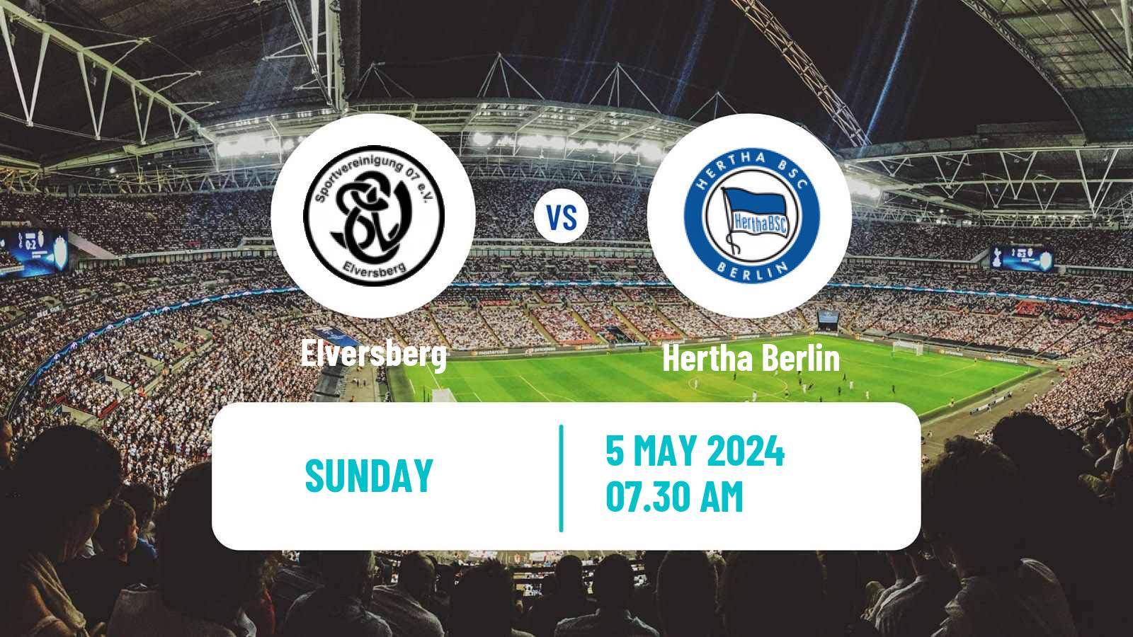 Soccer German 2 Bundesliga Elversberg - Hertha Berlin