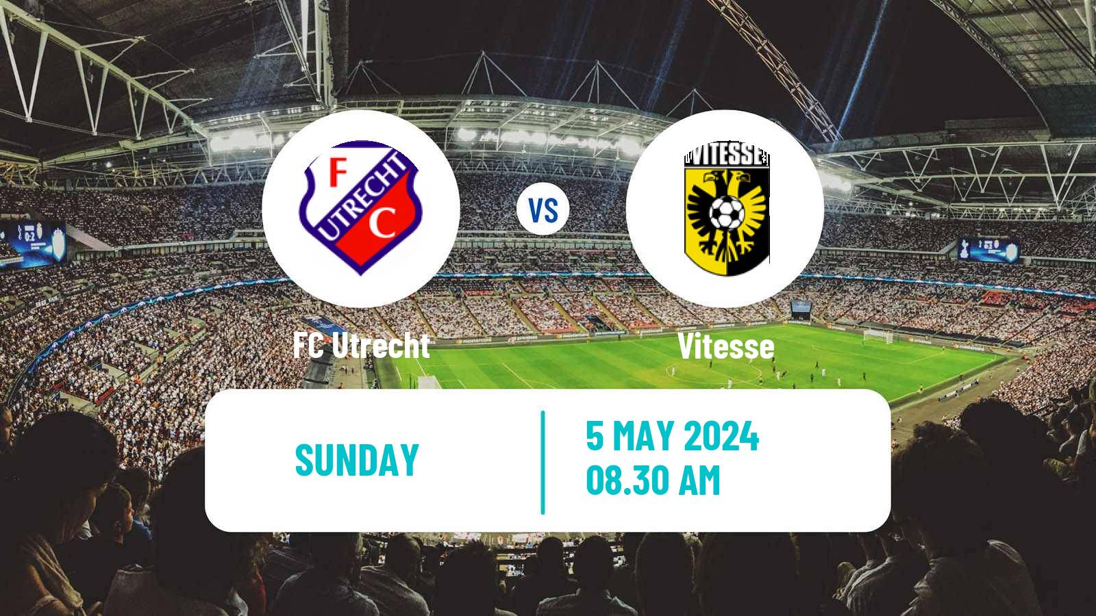 Soccer Dutch Eredivisie Utrecht - Vitesse