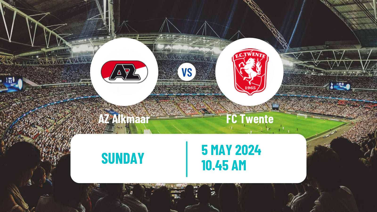 Soccer Dutch Eredivisie AZ Alkmaar - Twente