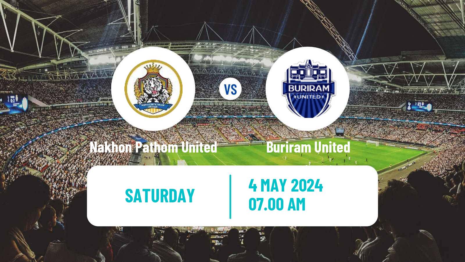 Soccer Thai League 1 Nakhon Pathom United - Buriram United