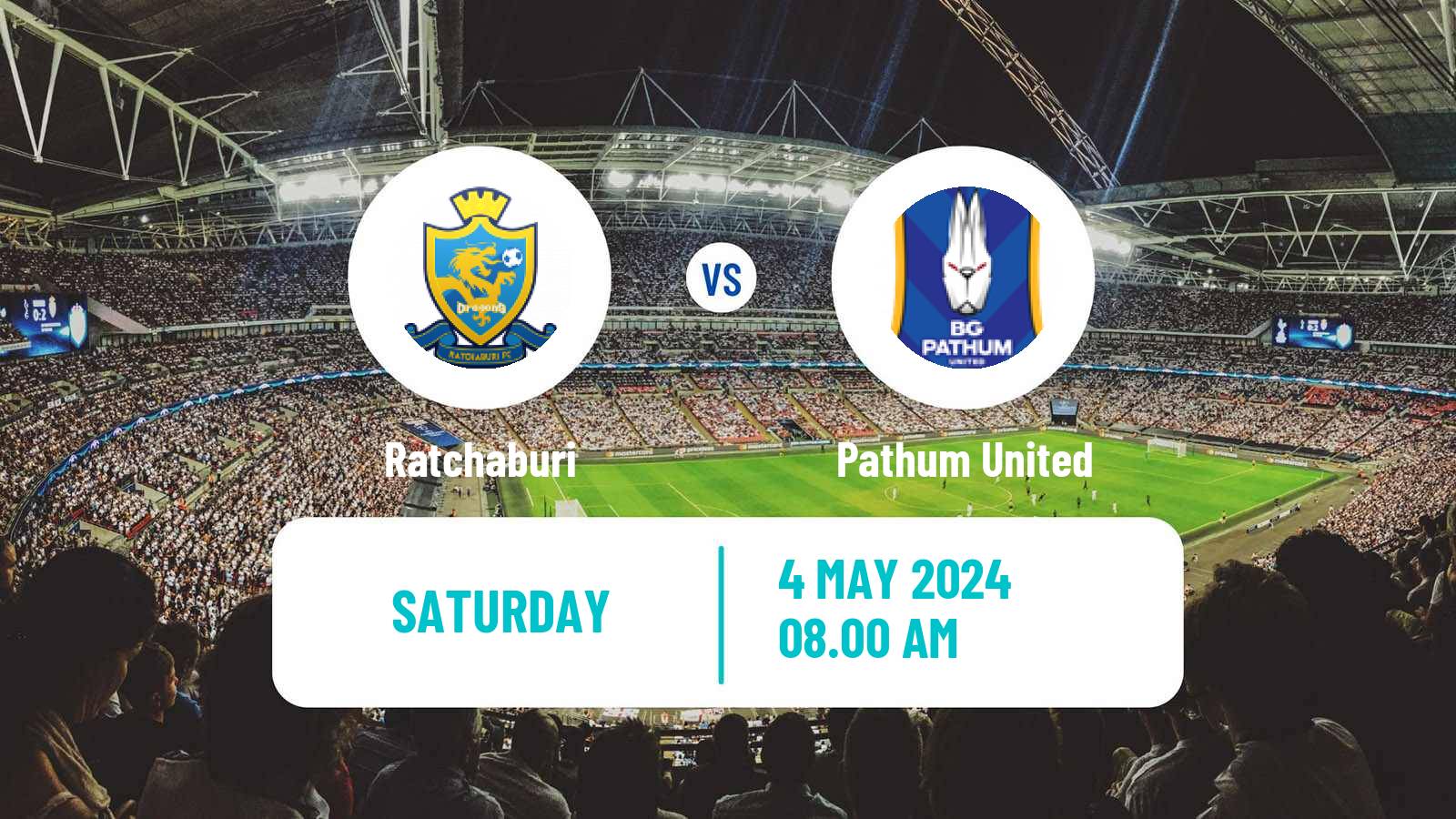 Soccer Thai League 1 Ratchaburi - Pathum United