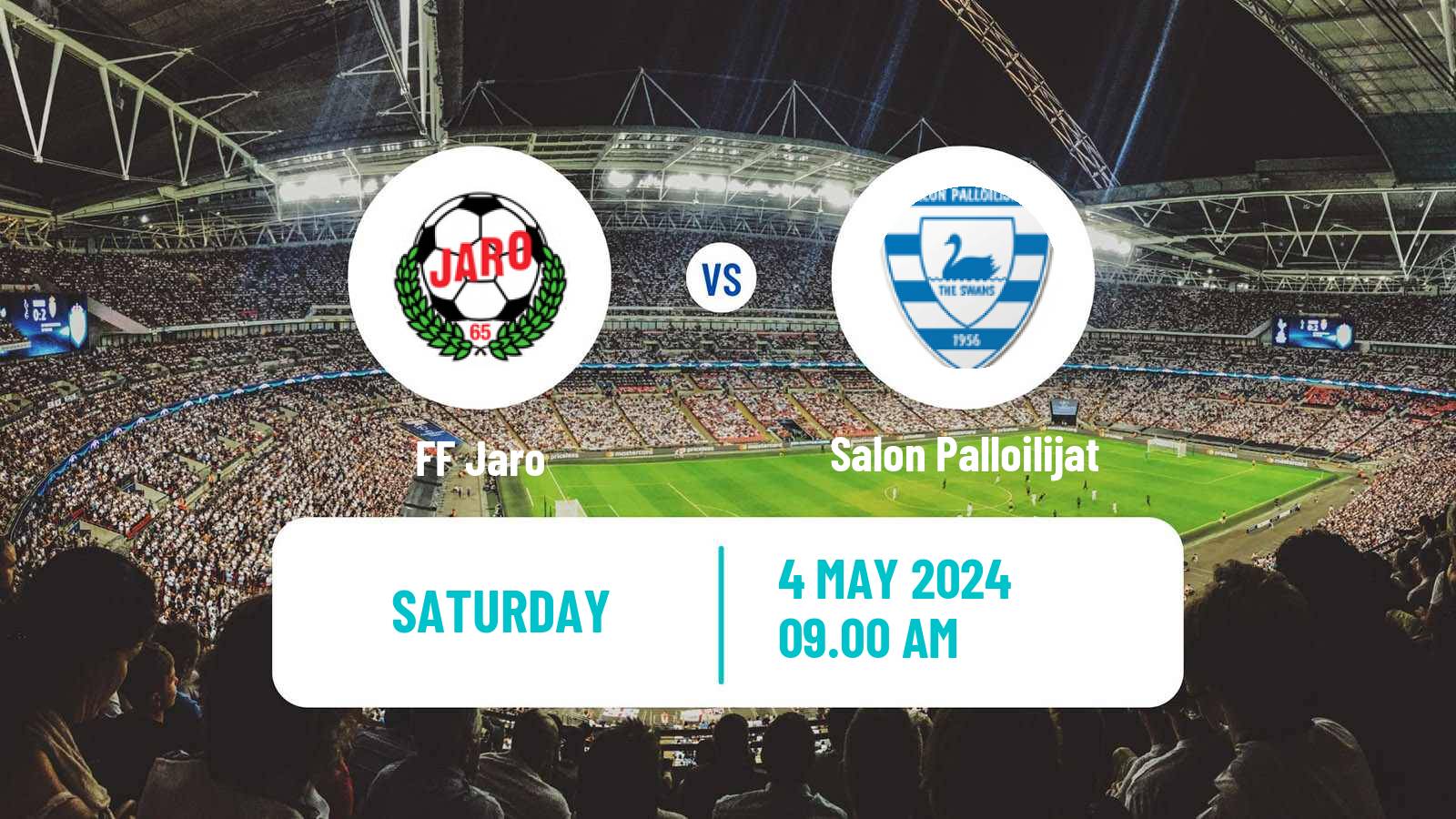 Soccer Finnish Ykkosliiga FF Jaro - Salon Palloilijat