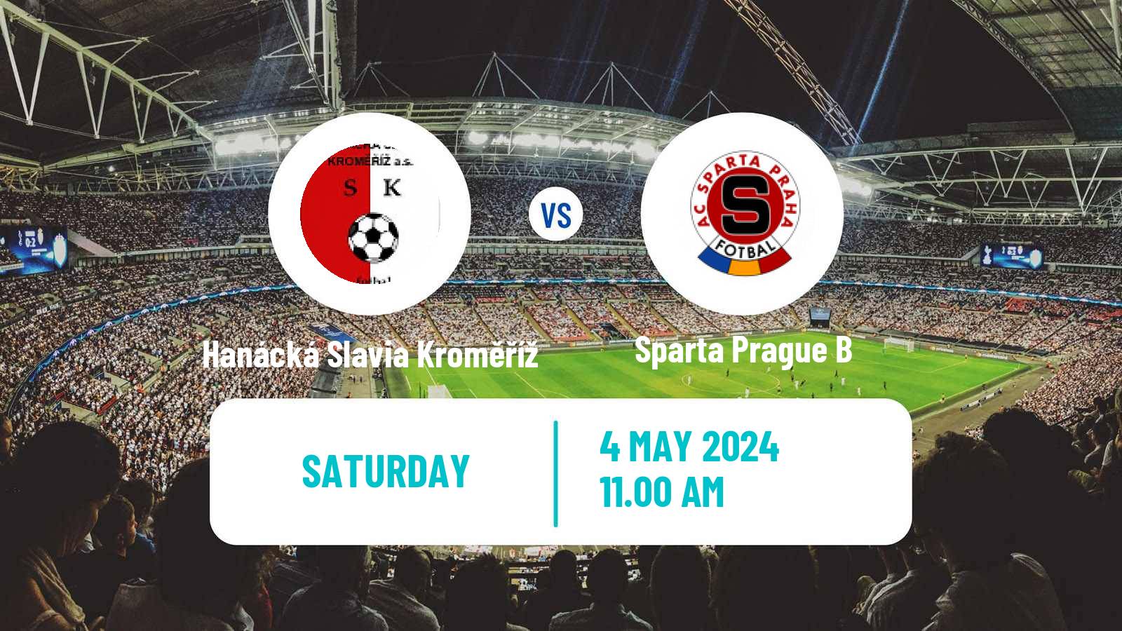 Soccer Czech Division 2 Hanácká Slavia Kroměříž - Sparta Prague B
