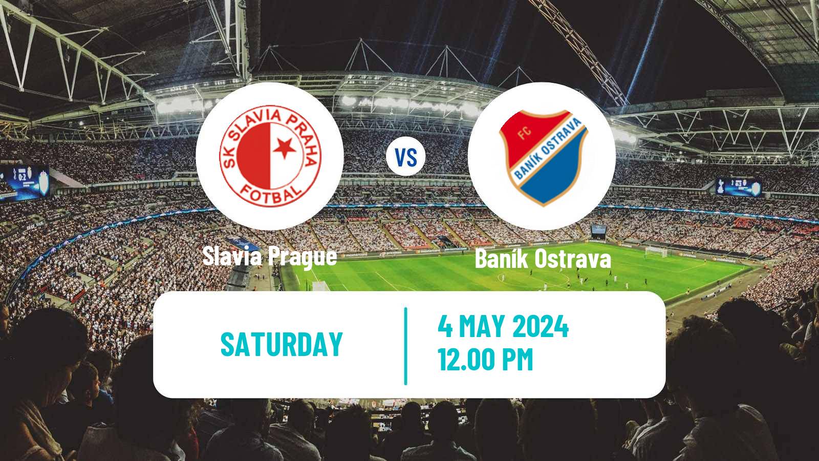 Soccer Czech 1 Liga Slavia Prague - Baník Ostrava