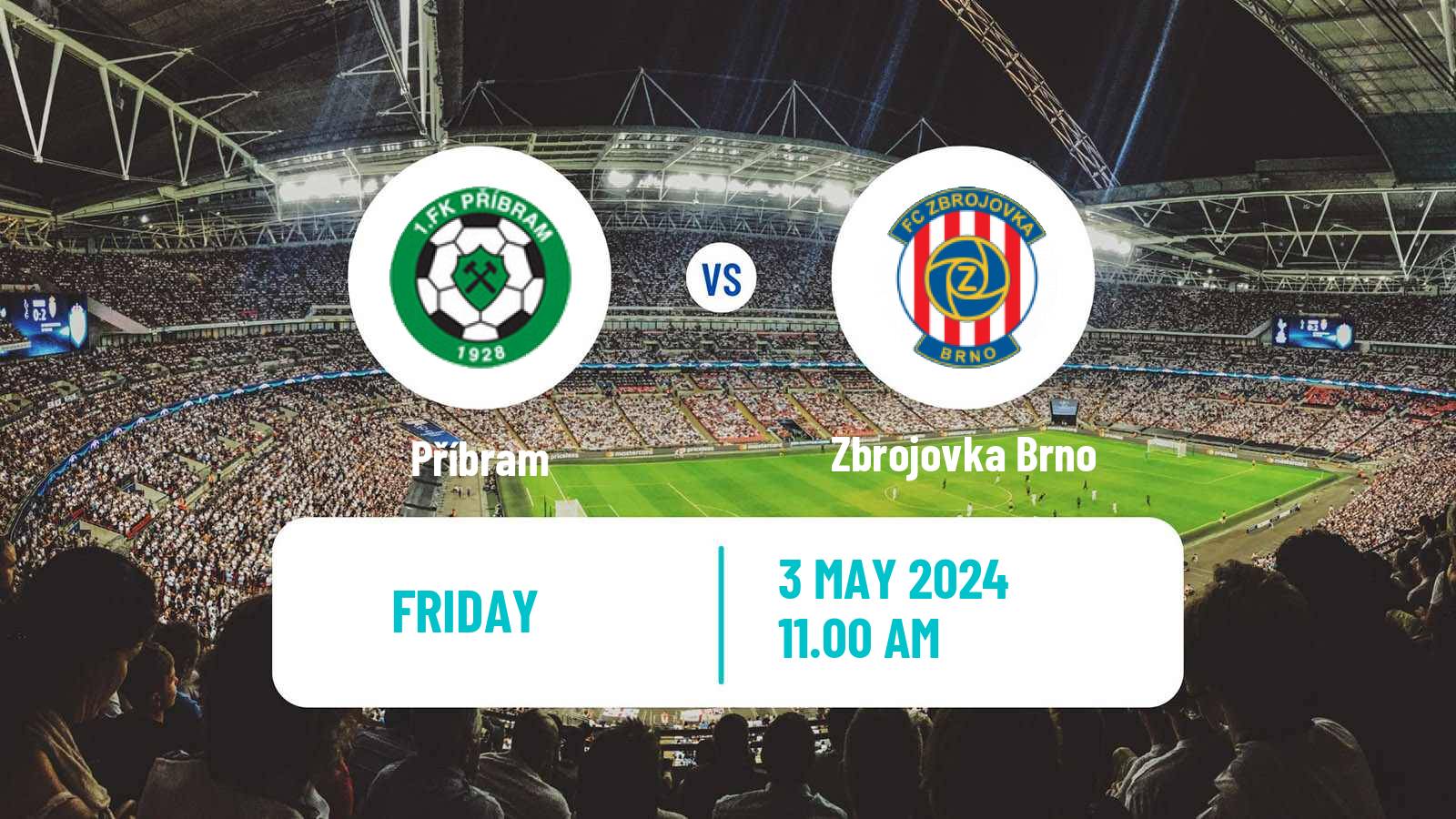 Soccer Czech Division 2 Příbram - Zbrojovka Brno