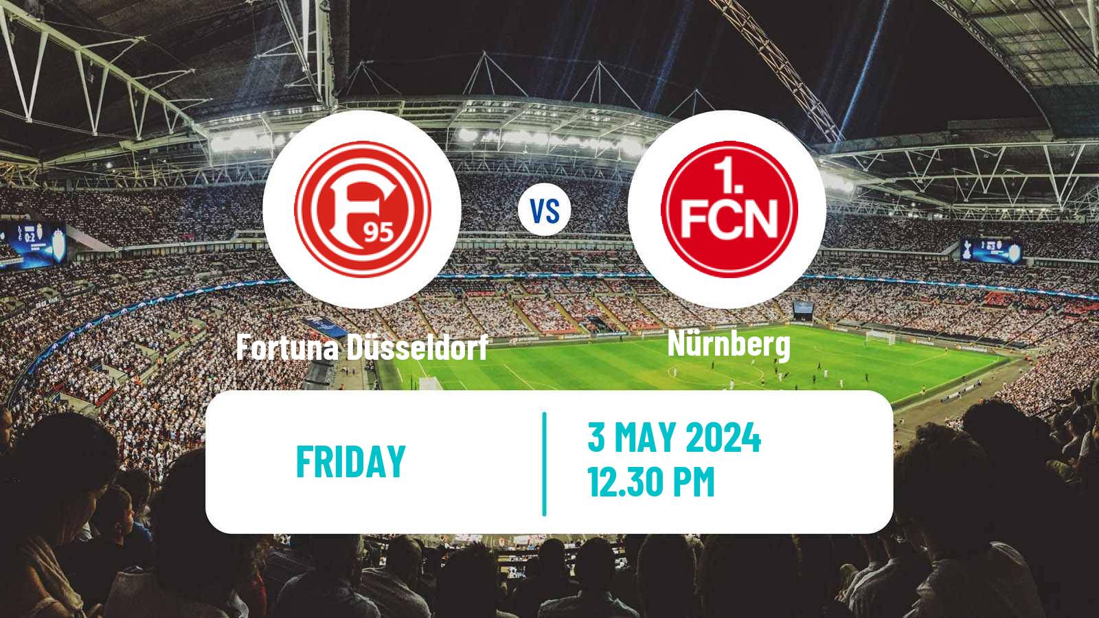 Soccer German 2 Bundesliga Fortuna Düsseldorf - Nürnberg
