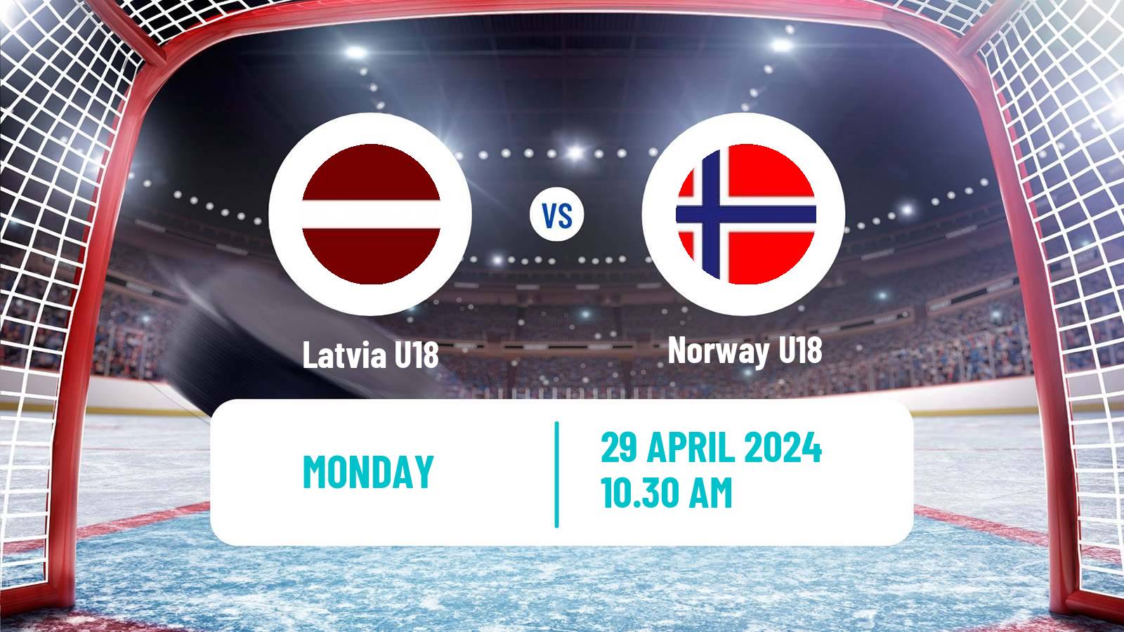 Hockey IIHF World U18 Championship Latvia U18 - Norway U18