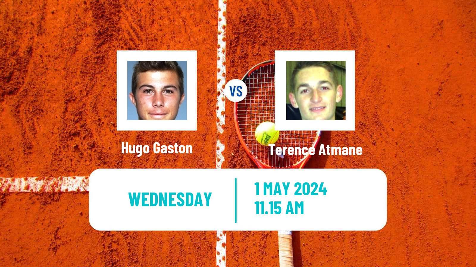 Tennis Aix En Provence Challenger Men Hugo Gaston - Terence Atmane