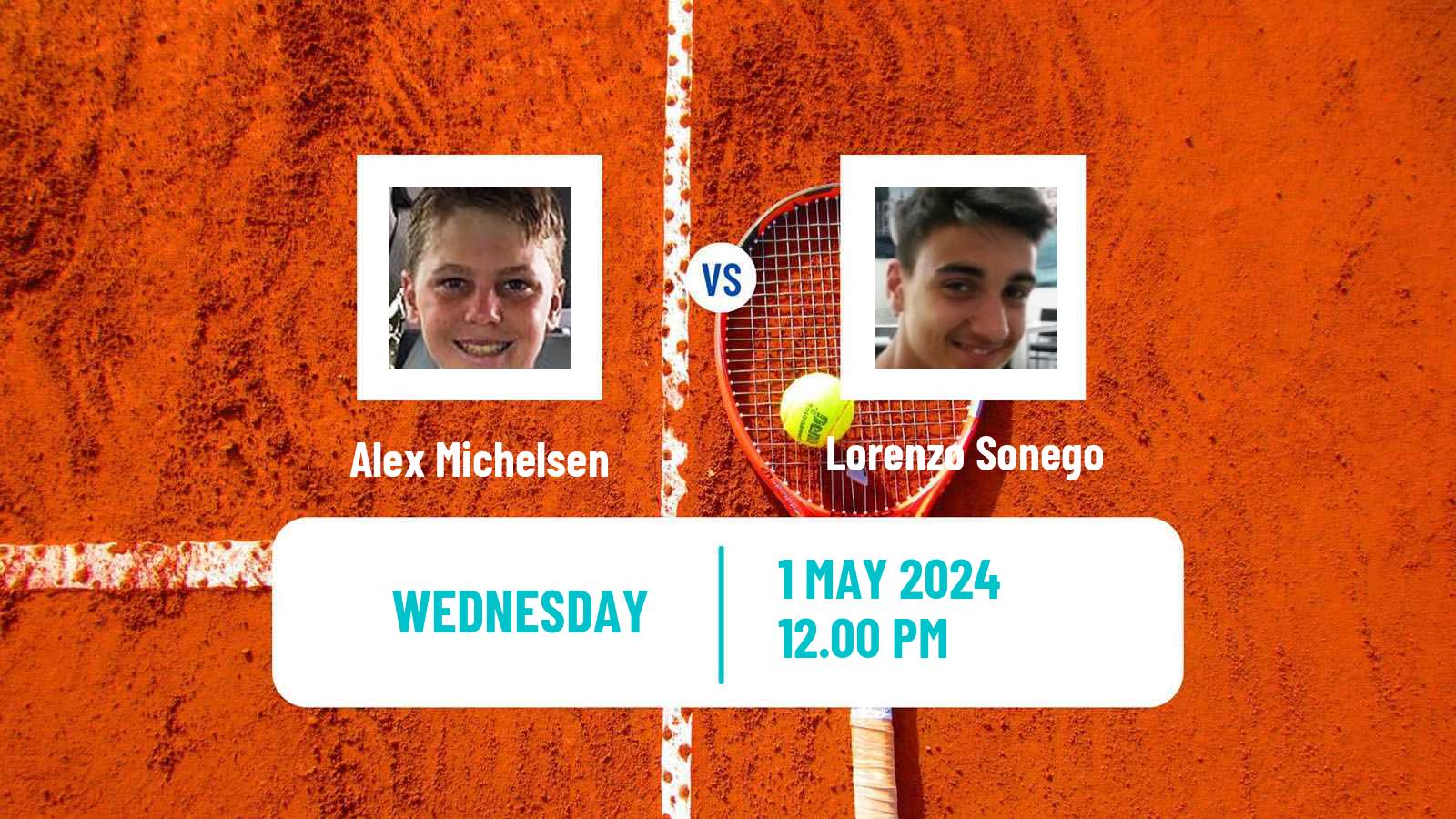 Tennis Cagliari Challenger Men Alex Michelsen - Lorenzo Sonego