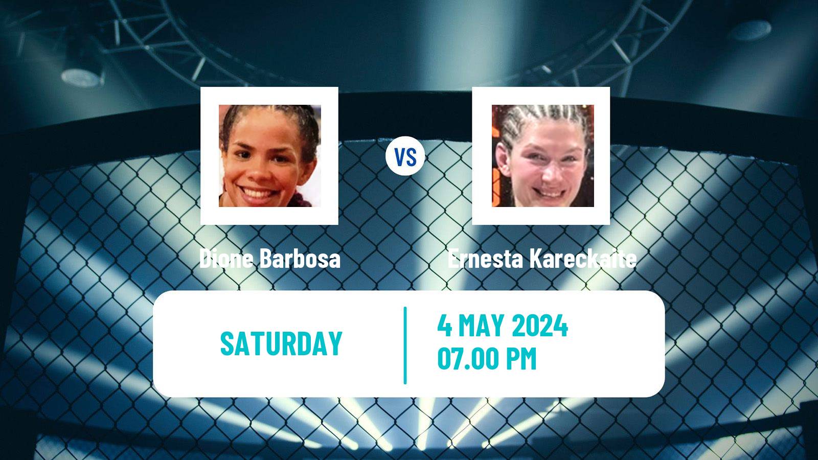 MMA Flyweight UFC Women Dione Barbosa - Ernesta Kareckaite