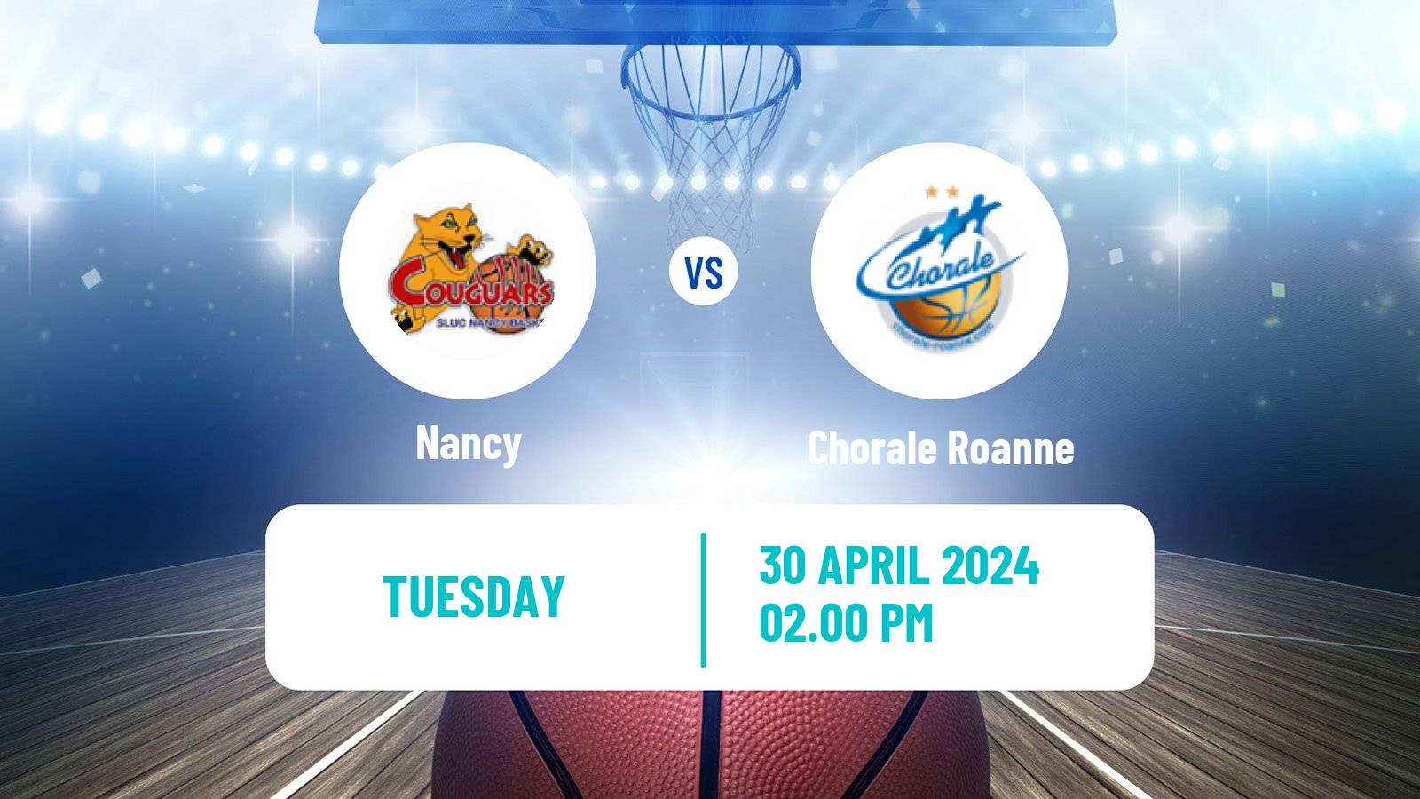 Basketball French LNB Nancy - Chorale Roanne