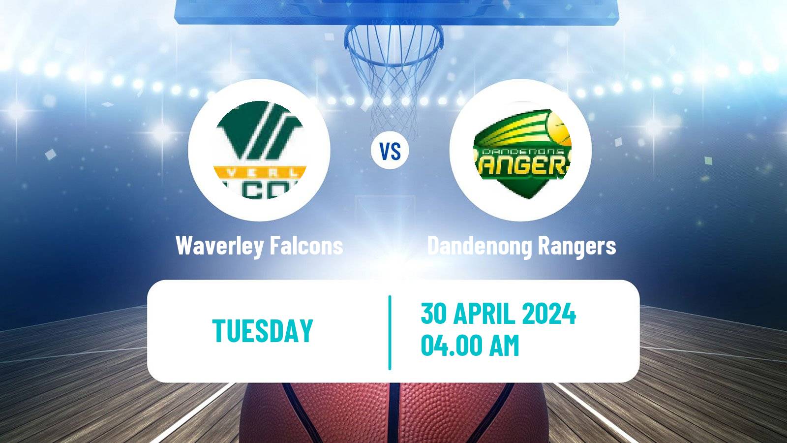 Basketball Australian NBL1 South Women Waverley Falcons - Dandenong Rangers