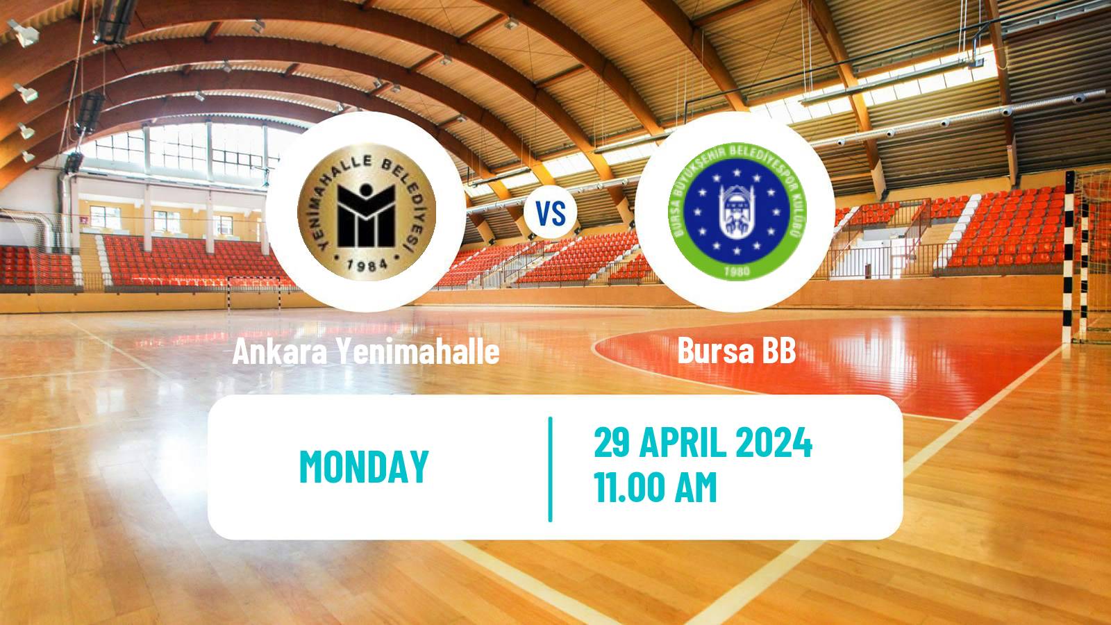 Handball Turkish Superlig Handball Women Ankara Yenimahalle - Bursa BB