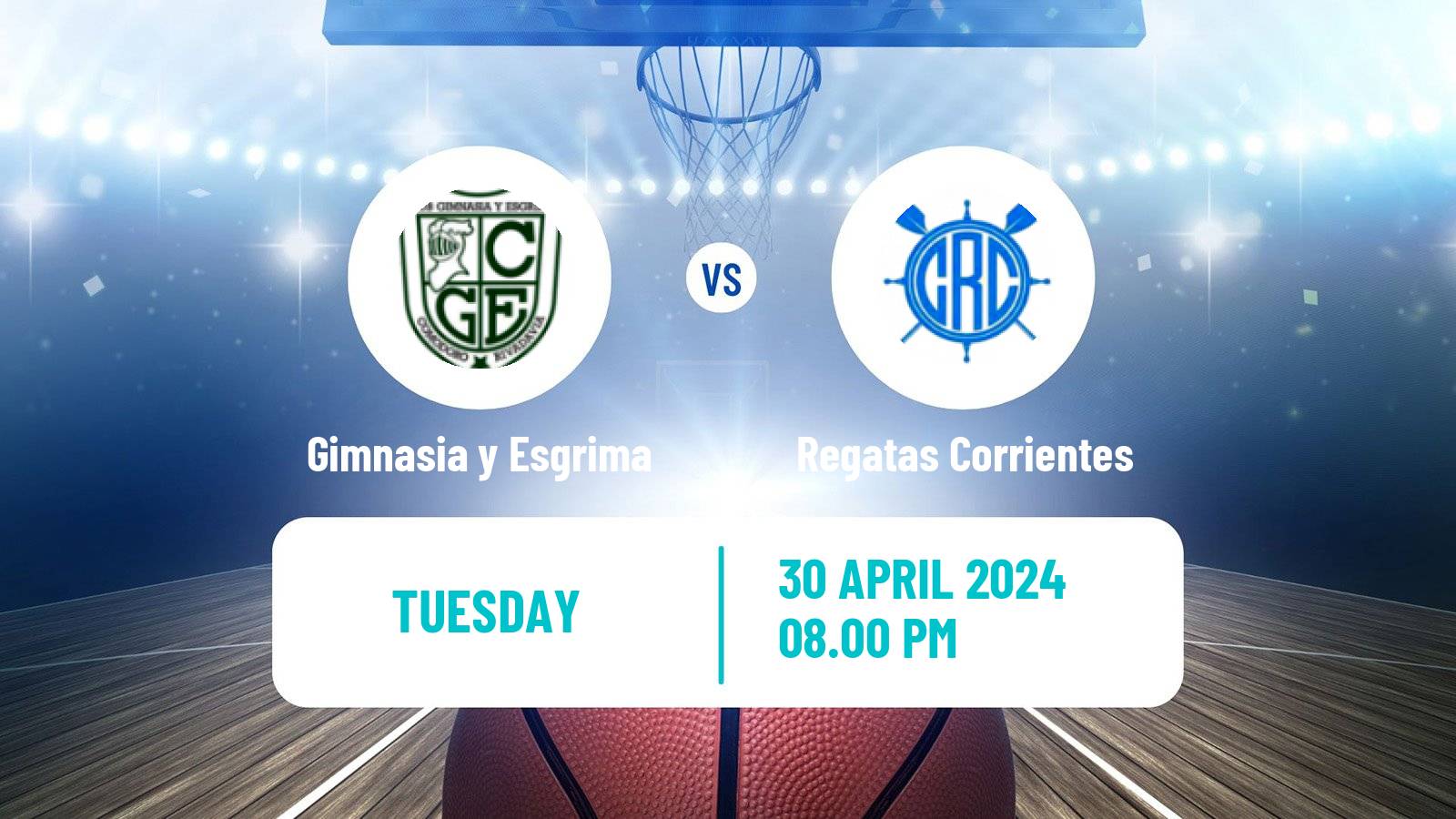 Basketball Argentinian LNB Gimnasia y Esgrima - Regatas Corrientes