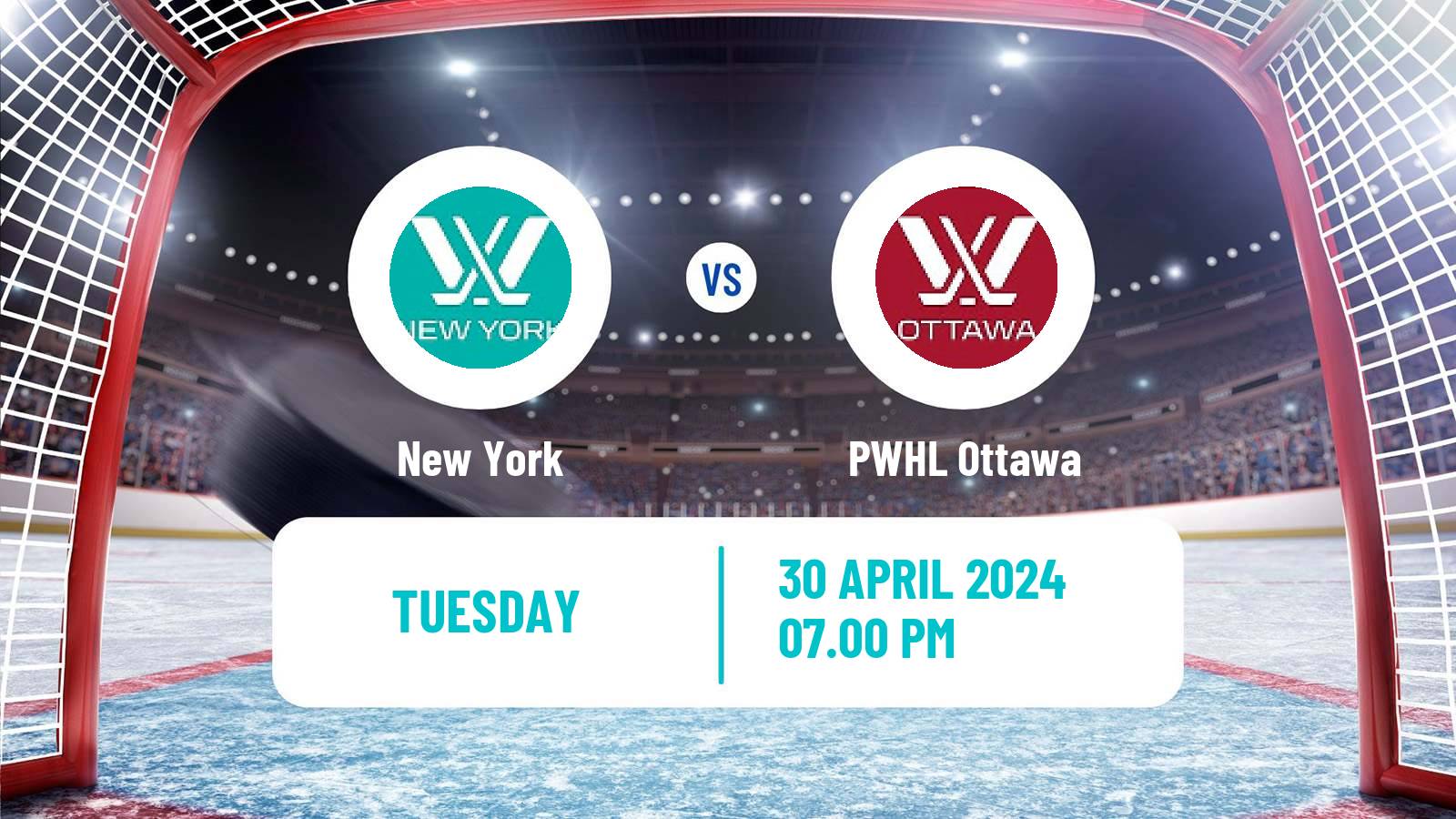Hockey PWHL Women New York - Ottawa