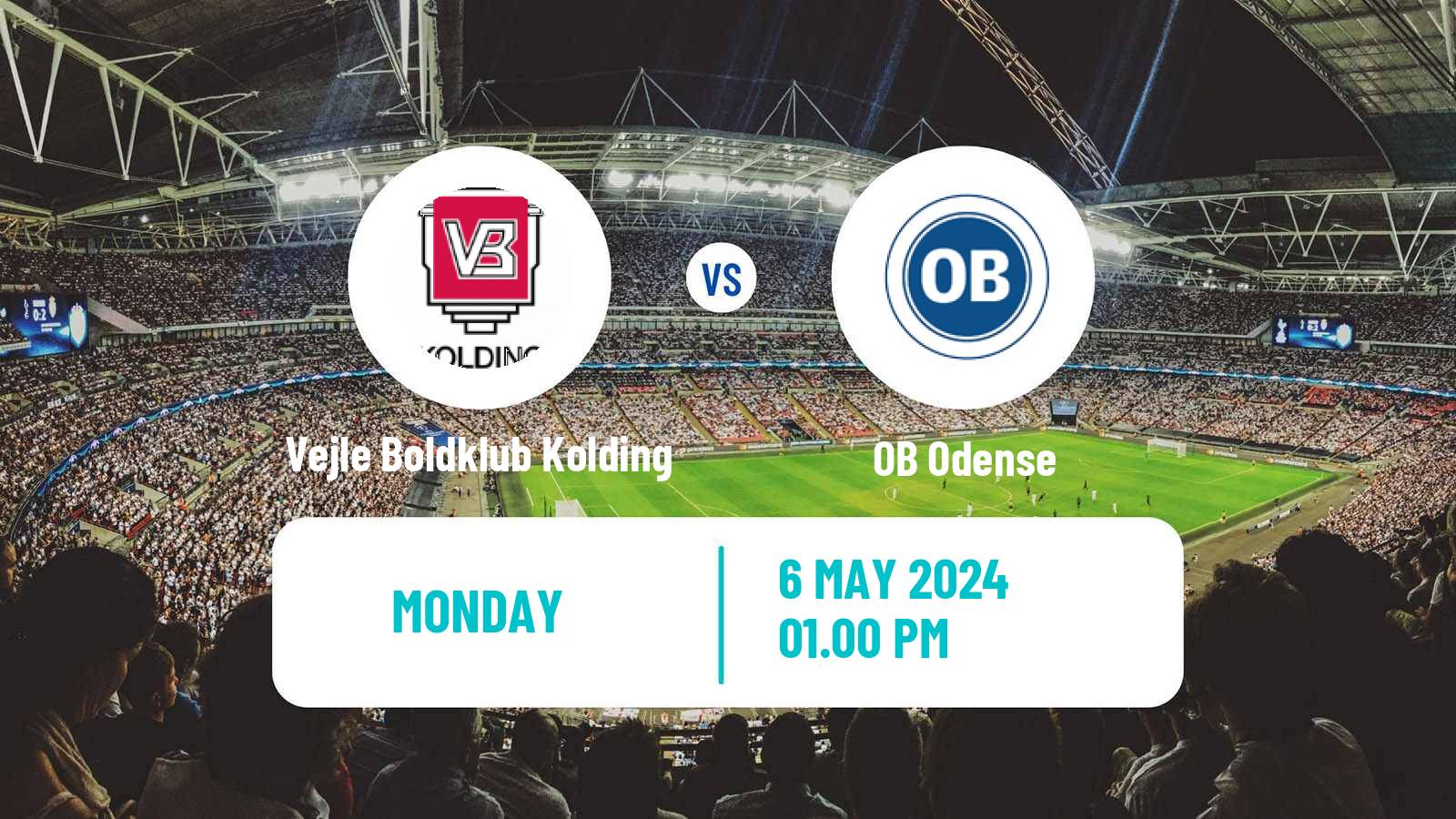 Soccer Danish Superliga Vejle Boldklub Kolding - OB Odense