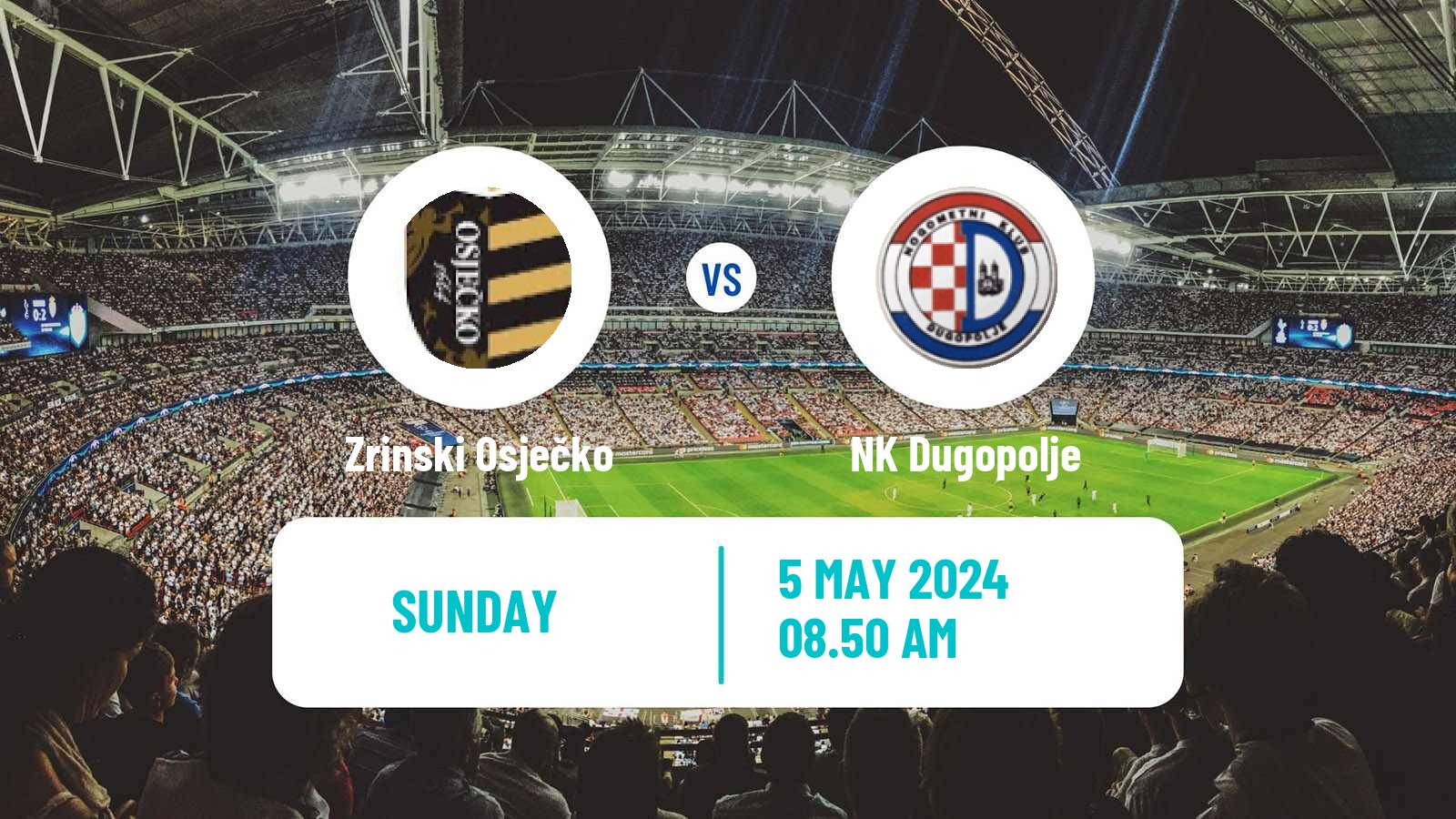Soccer Croatian Prva NL Zrinski Osječko - Dugopolje