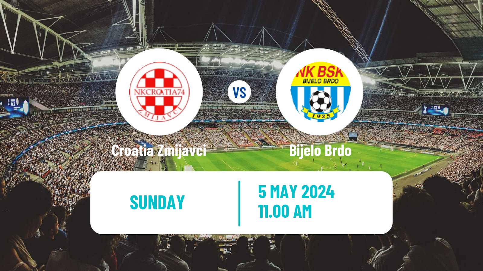 Soccer Croatian Prva NL Croatia Zmijavci - Bijelo Brdo
