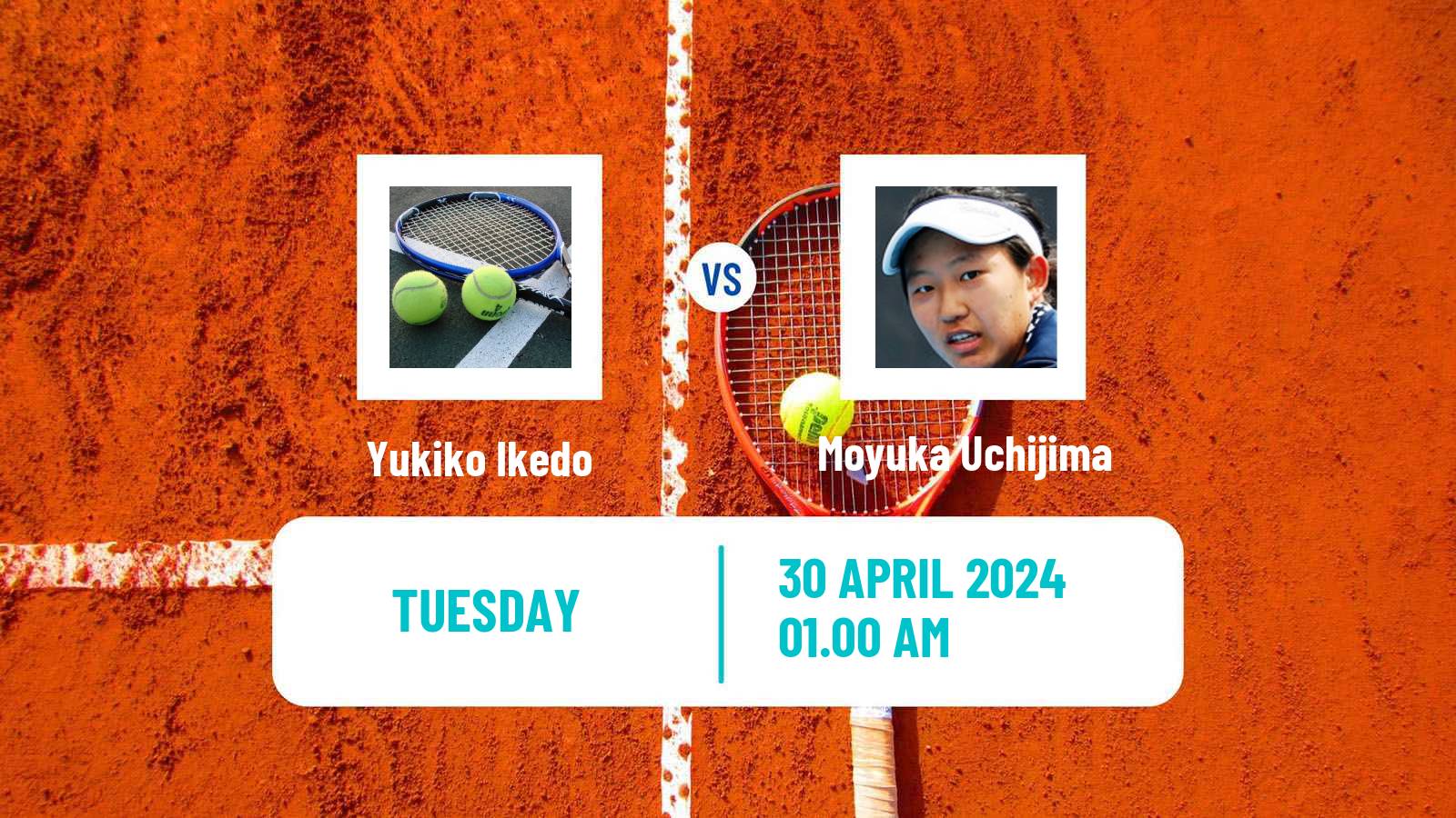 Tennis ITF W100 Gifu Women 2024 Yukiko Ikedo - Moyuka Uchijima