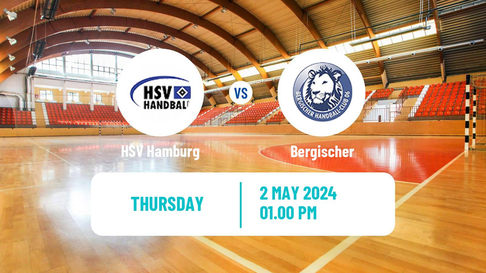 Handball German Bundesliga Handball HSV Hamburg - Bergischer