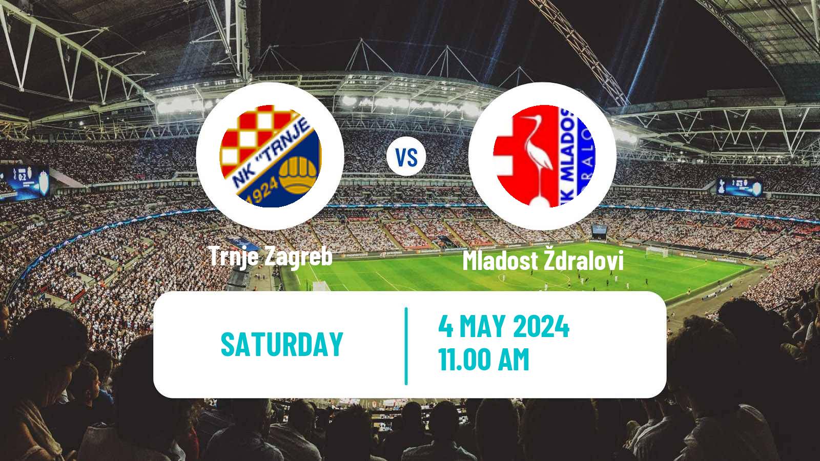 Soccer Croatian Druga NL Trnje Zagreb - Mladost Ždralovi