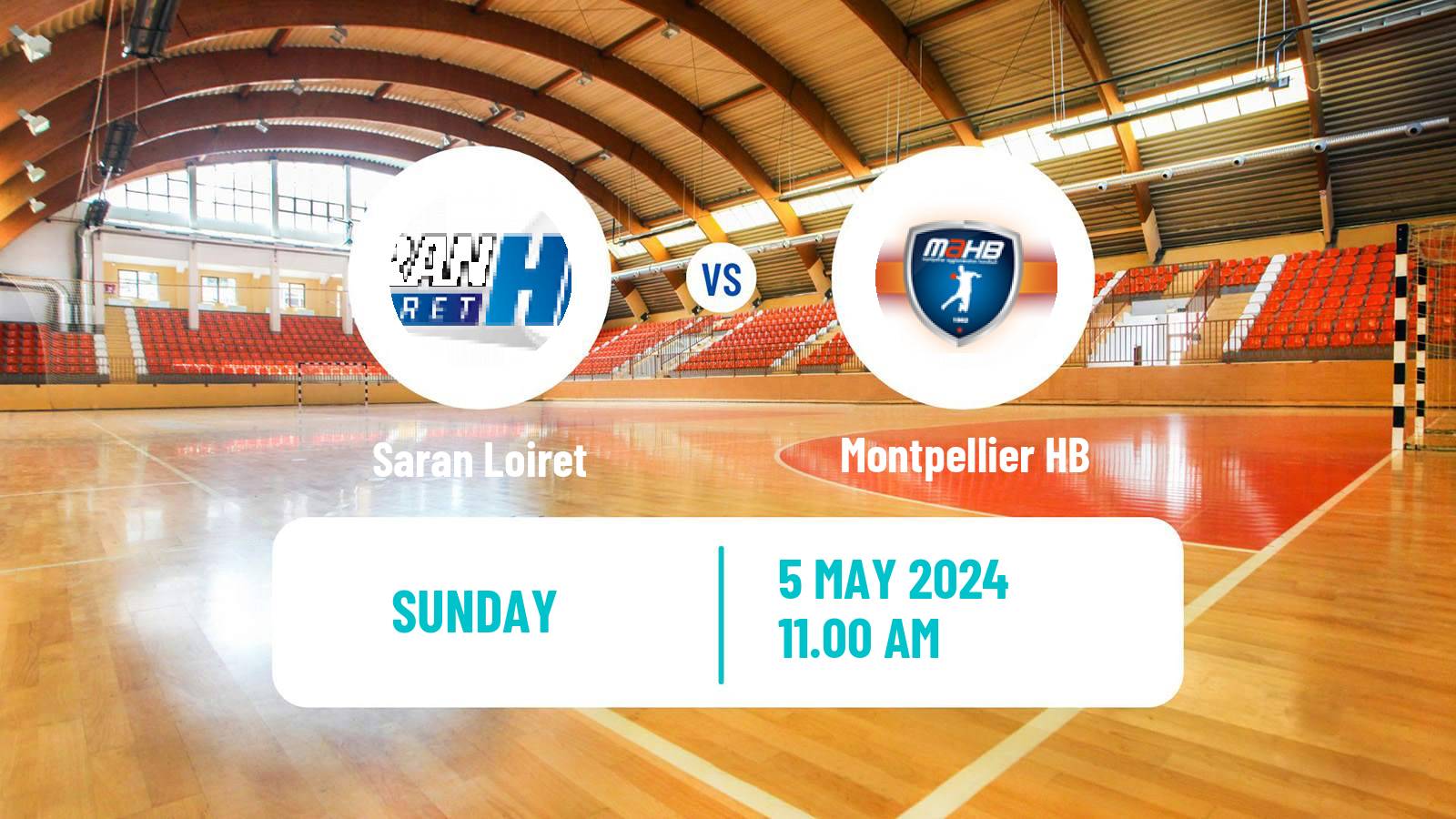 Handball French Starligue Handball Saran Loiret - Montpellier HB
