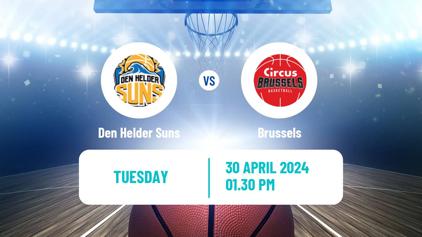Basketball BNXT League Den Helder Suns - Brussels