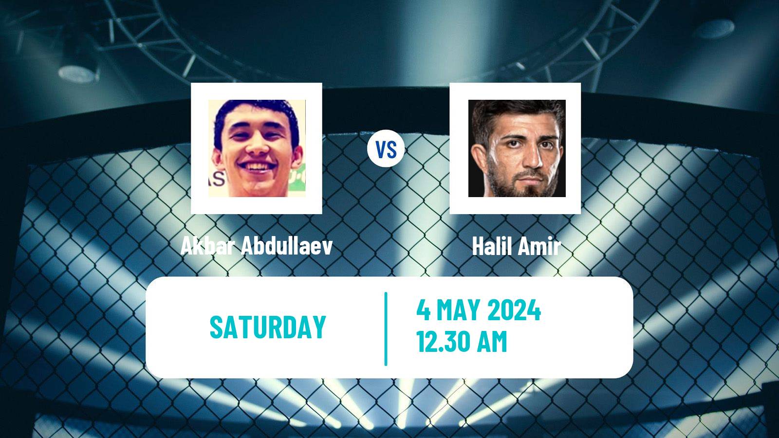 MMA Featherweight One Championship Men Akbar Abdullaev - Halil Amir