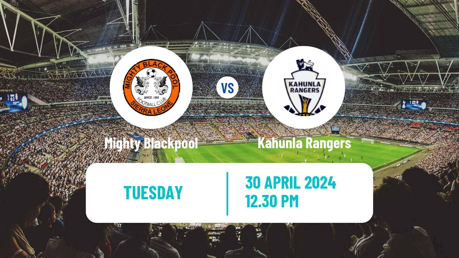 Soccer Sierra Leone Premier League Mighty Blackpool - Kahunla Rangers