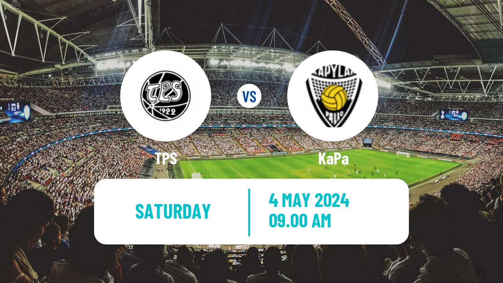 Soccer Finnish Ykkosliiga TPS - KaPa