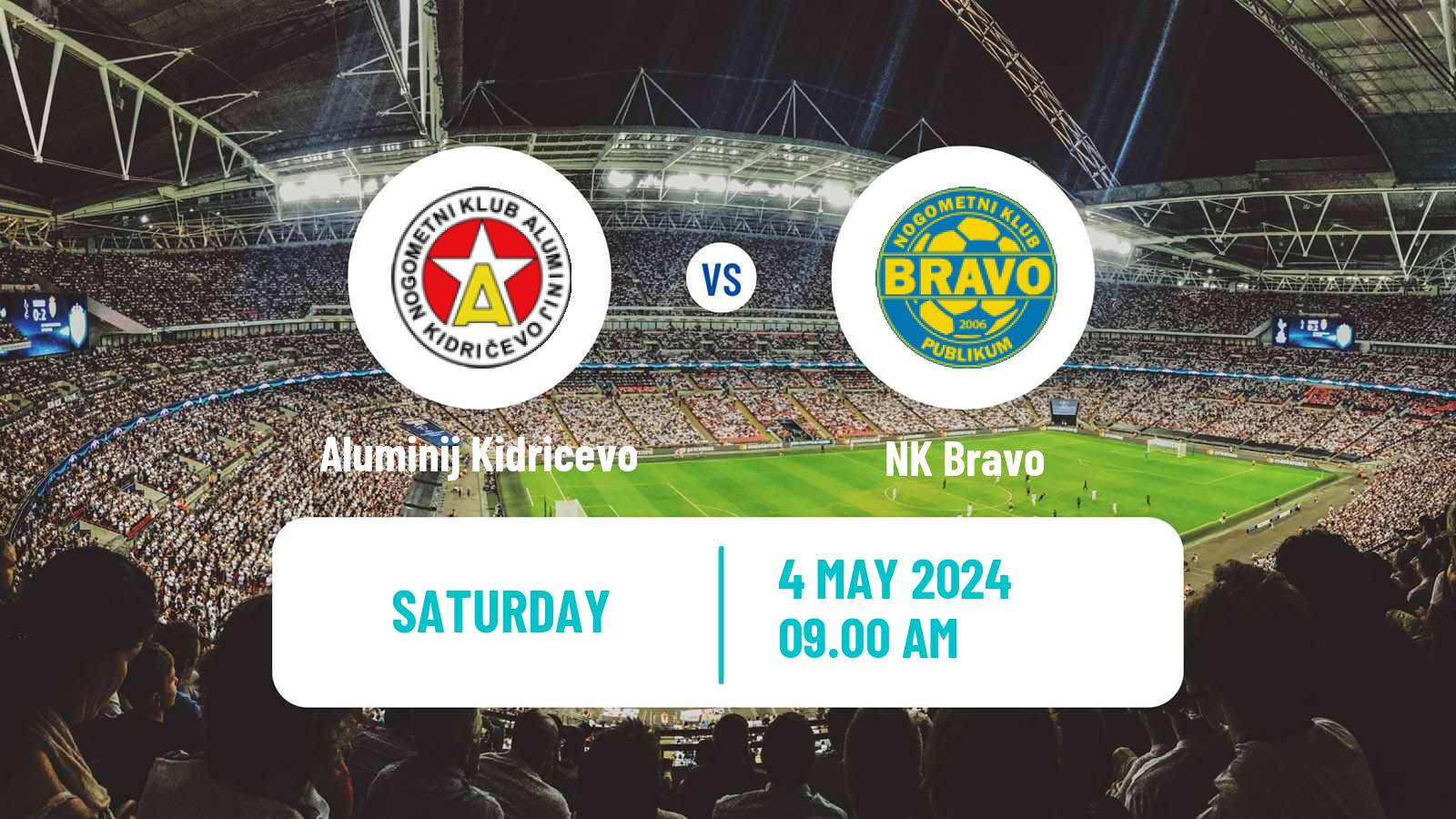 Soccer Slovenian PrvaLiga Aluminij Kidricevo - NK Bravo