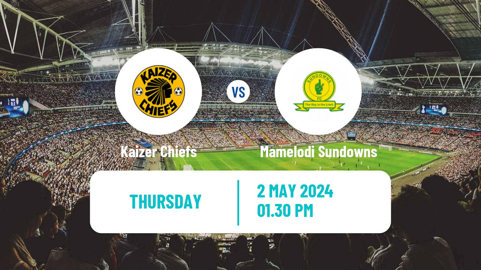 Soccer South African Premier Soccer League Kaizer Chiefs - Mamelodi Sundowns