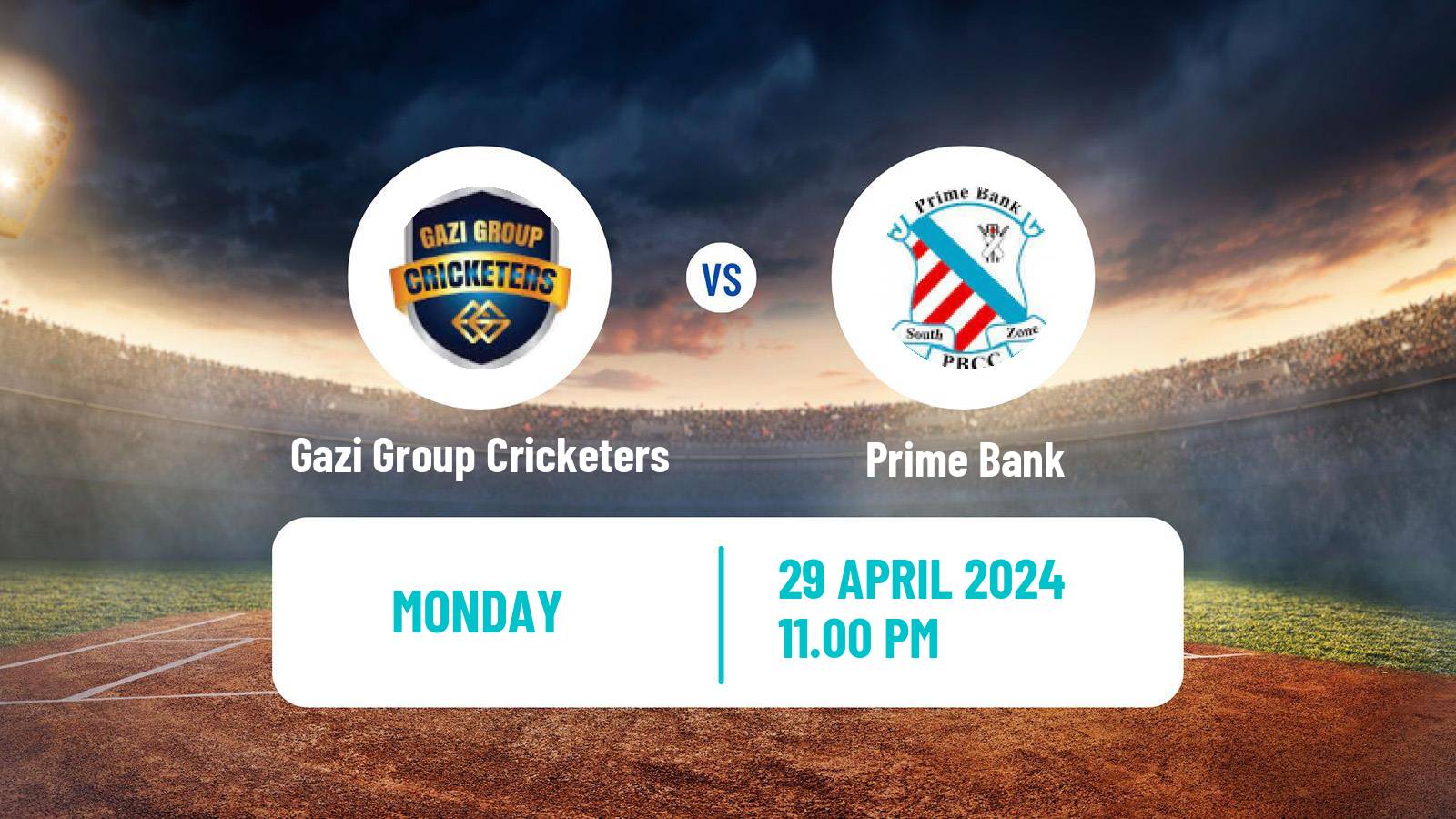 Cricket Bangladesh Dhaka Premier League Gazi Group Cricketers - Prime Bank