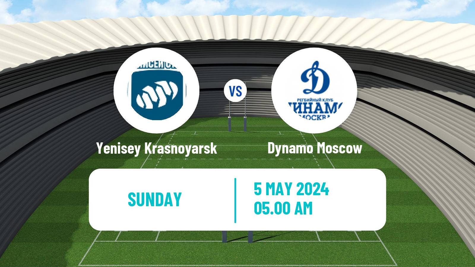 Rugby union Russian Premier League Rugby Yenisey Krasnoyarsk - Dynamo Moscow
