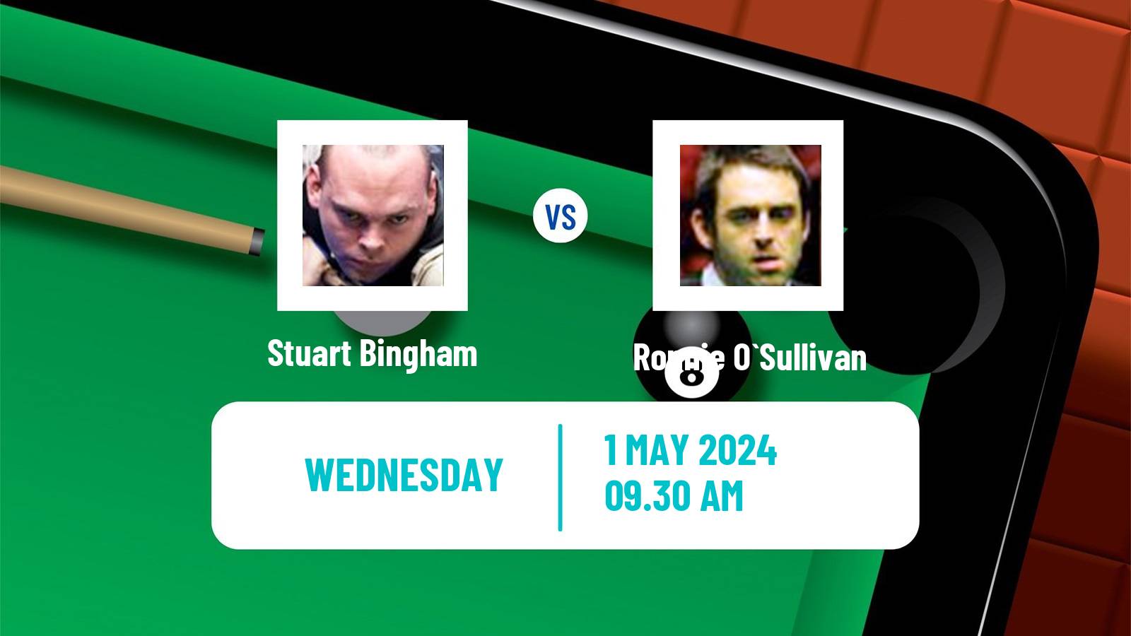 Snooker World Championship Stuart Bingham - Ronnie O`Sullivan